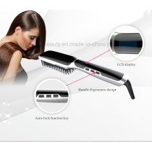 Hair Straightener Brush with Ion Generator